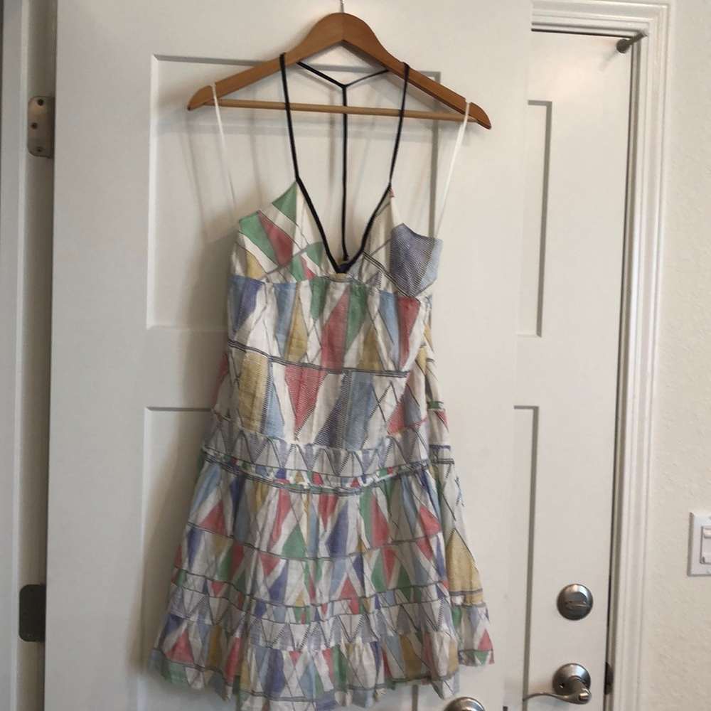 Free People Leather Racerback dress